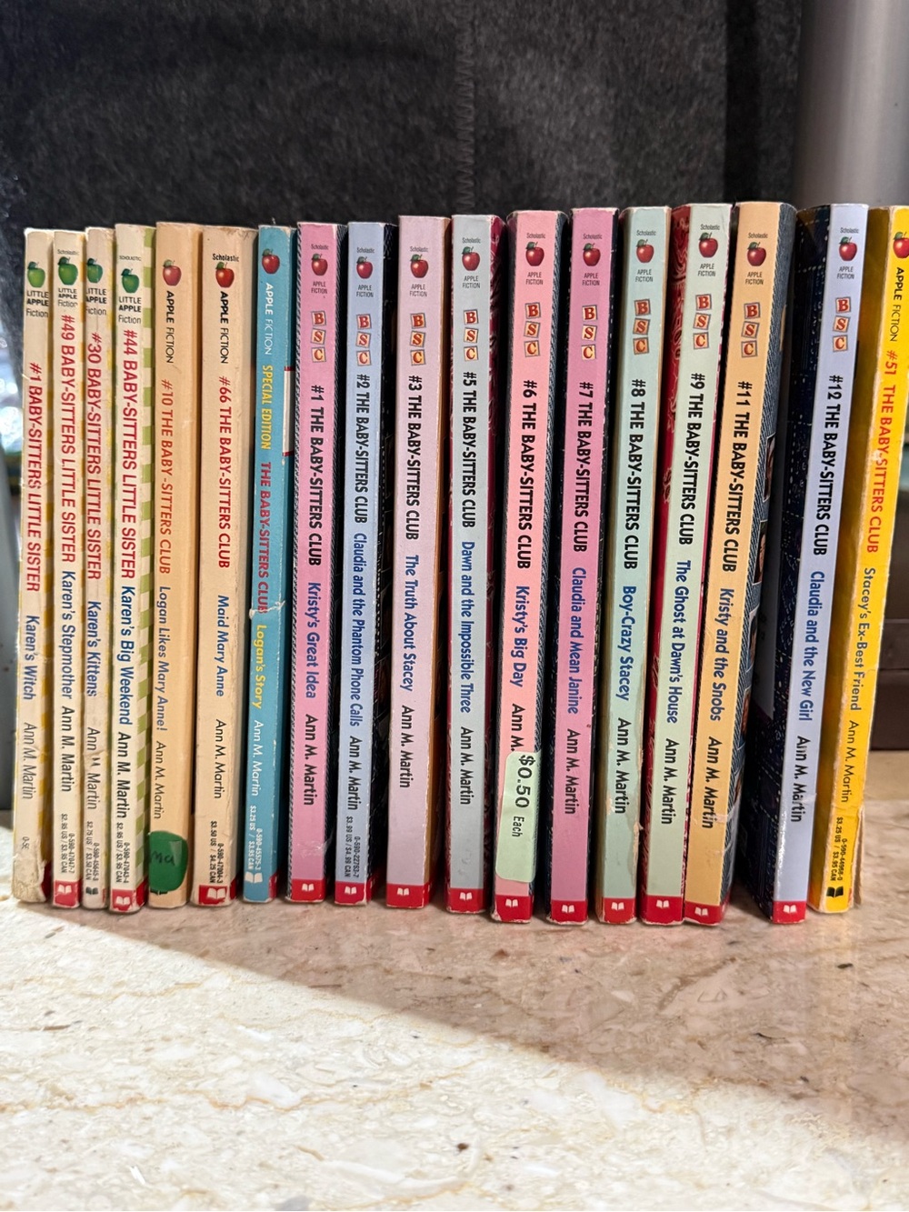The Baby-Sitters Club 18 Paperback Book Lot Apple Fiction Ann M. Martin